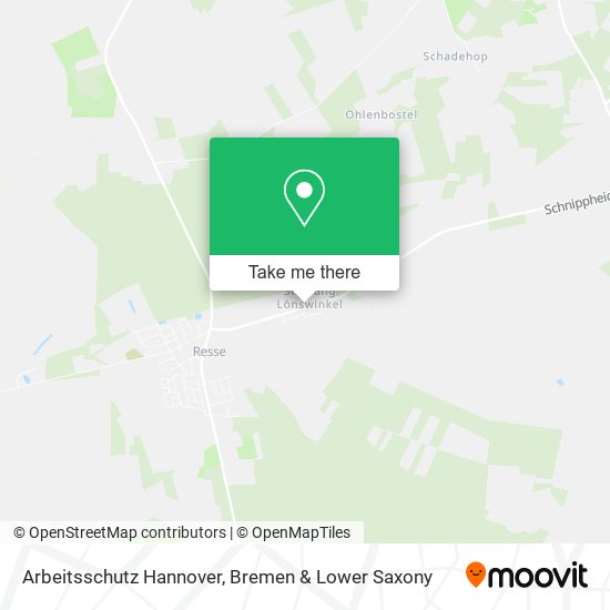 Arbeitsschutz Hannover map