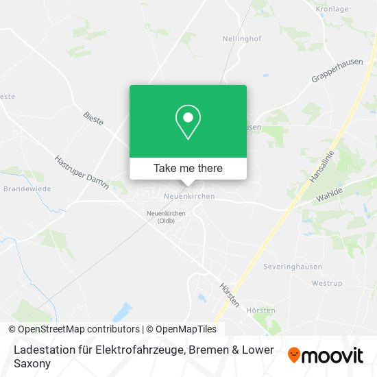 Ladestation für Elektrofahrzeuge map