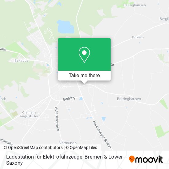 Ladestation für Elektrofahrzeuge map