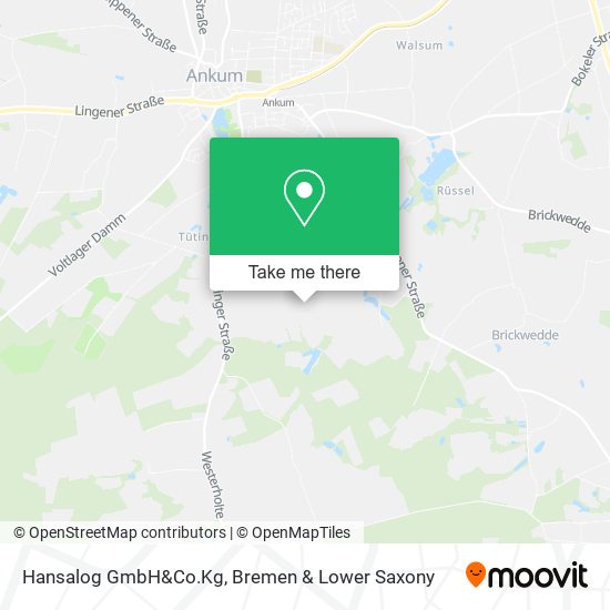 Hansalog GmbH&Co.Kg map