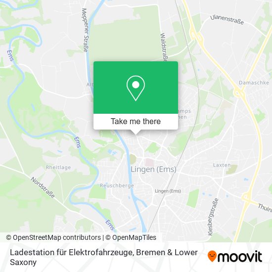 Ladestation für Elektrofahrzeuge map