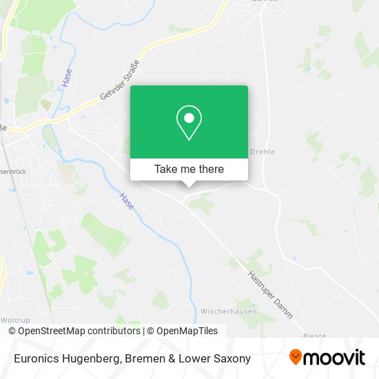 Euronics Hugenberg map