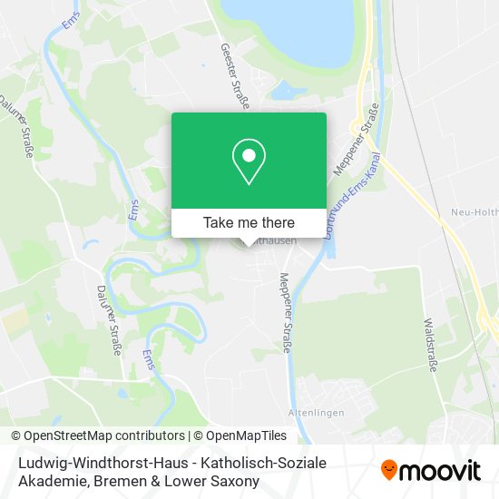 Ludwig-Windthorst-Haus - Katholisch-Soziale Akademie map