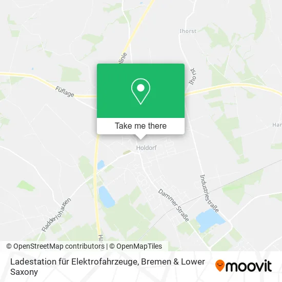 Карта Ladestation für Elektrofahrzeuge