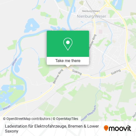 Ladestation für Elektrofahrzeuge map