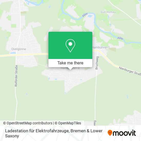 Ladestation für Elektrofahrzeuge map