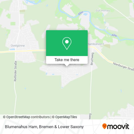 Blumenahus Ham map