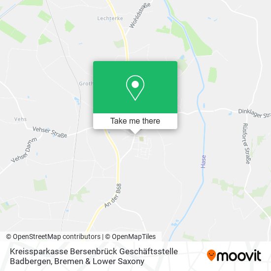 Kreissparkasse Bersenbrück Geschäftsstelle Badbergen map