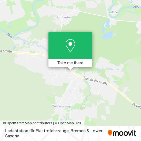 Ladestation für Elektrofahrzeuge map