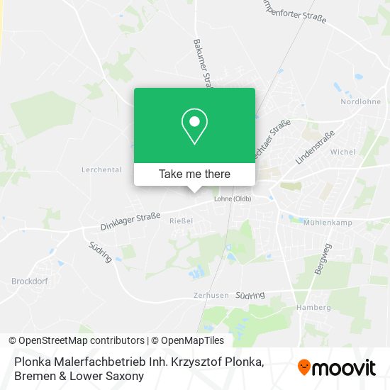 Plonka Malerfachbetrieb Inh. Krzysztof Plonka map