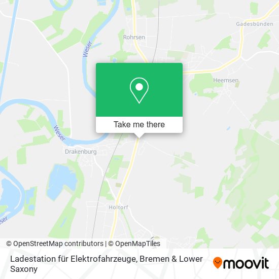 Ladestation für Elektrofahrzeuge map