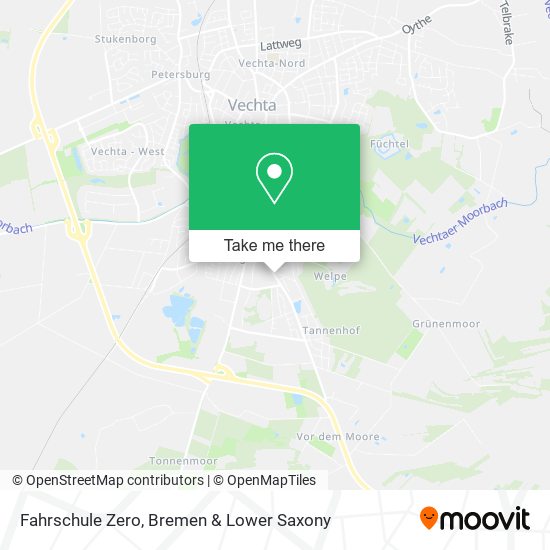 Fahrschule Zero map