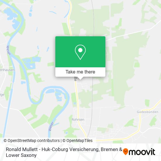Ronald Mullett - Huk-Coburg Versicherung map