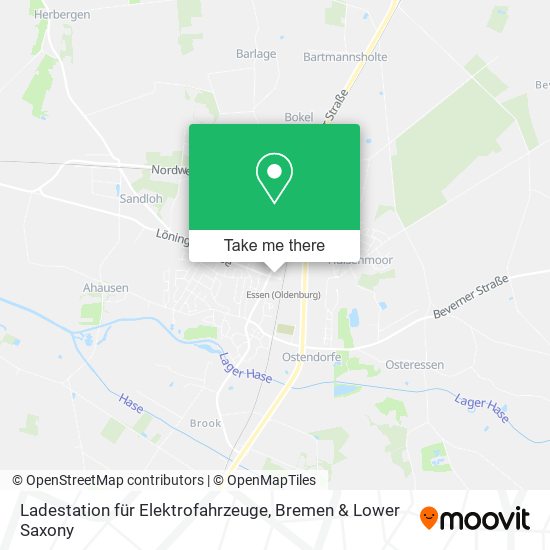 Ladestation für Elektrofahrzeuge map
