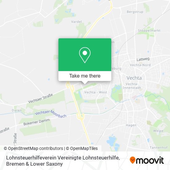 Lohnsteuerhilfeverein Vereinigte Lohnsteuerhilfe map