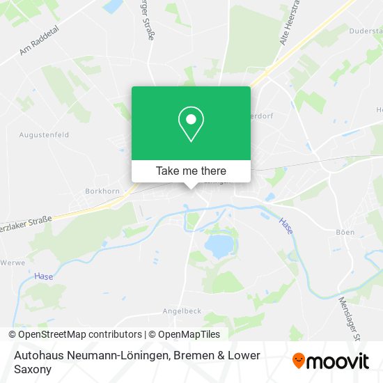 Autohaus Neumann-Löningen map