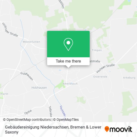 Gebäudereinigung Niedersachsen map