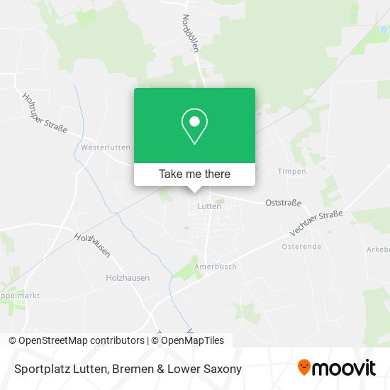 Sportplatz Lutten map
