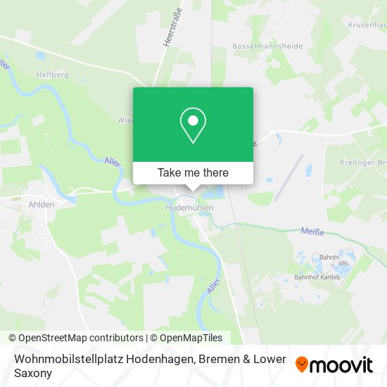 Карта Wohnmobilstellplatz Hodenhagen