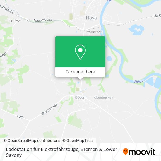 Ladestation für Elektrofahrzeuge map