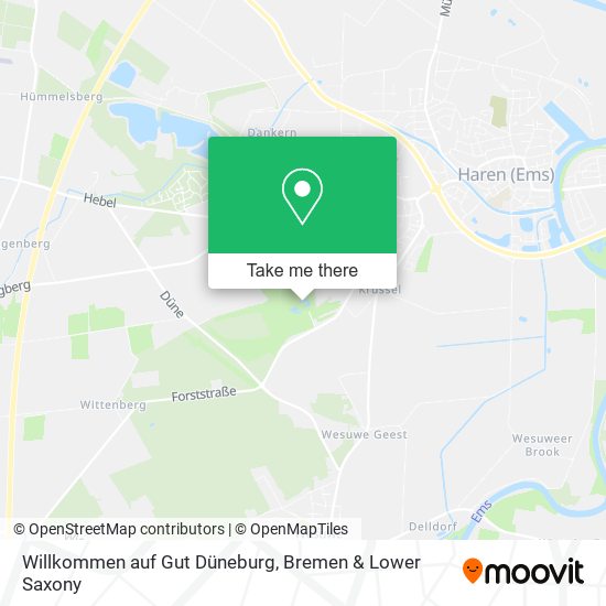 Willkommen auf Gut Düneburg map
