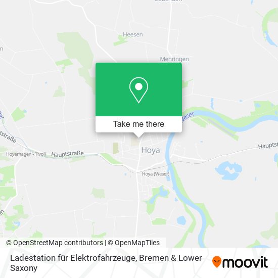 Ladestation für Elektrofahrzeuge map