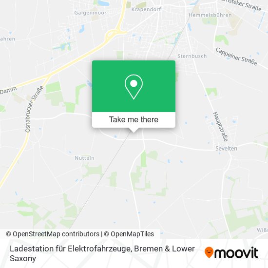 Ladestation für Elektrofahrzeuge map
