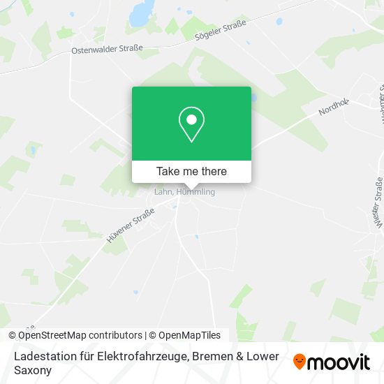 Ladestation für Elektrofahrzeuge map