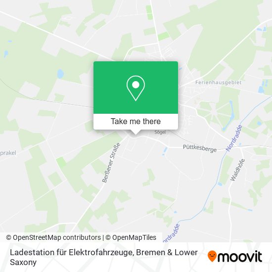 Ladestation für Elektrofahrzeuge map