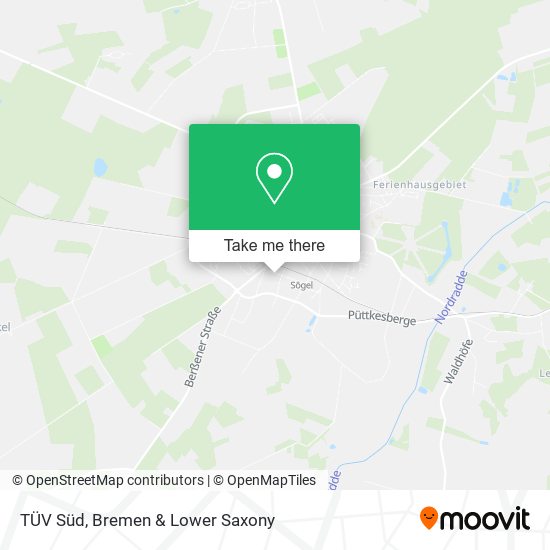 TÜV Süd map