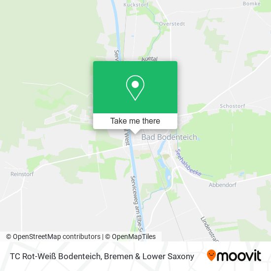 TC Rot-Weiß Bodenteich map