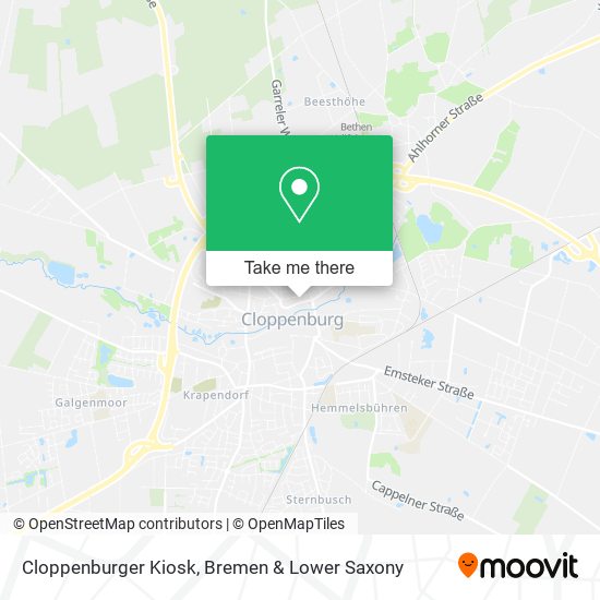 Cloppenburger Kiosk map