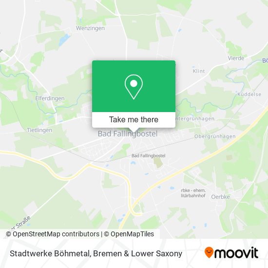 Stadtwerke Böhmetal map