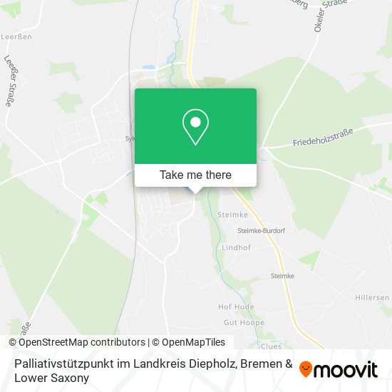 Palliativstützpunkt im Landkreis Diepholz map