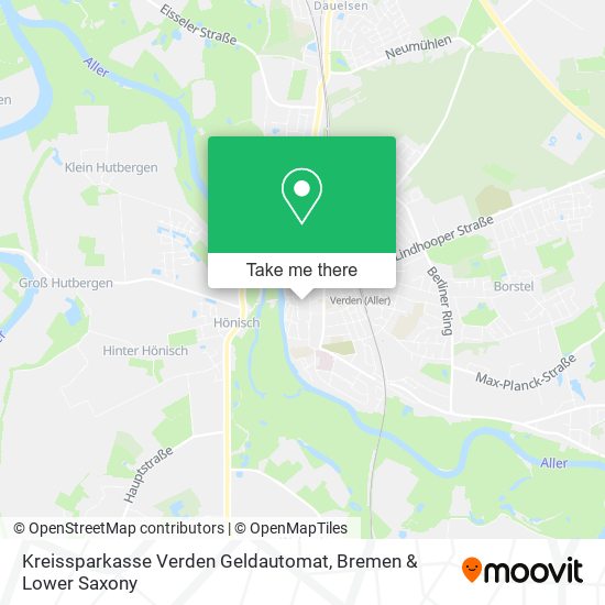 Kreissparkasse Verden Geldautomat map