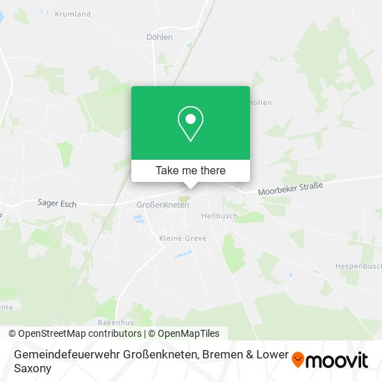 Gemeindefeuerwehr Großenkneten map