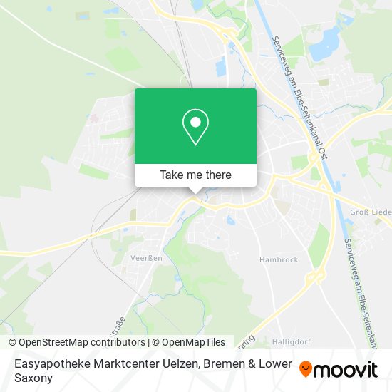 Easyapotheke Marktcenter Uelzen map