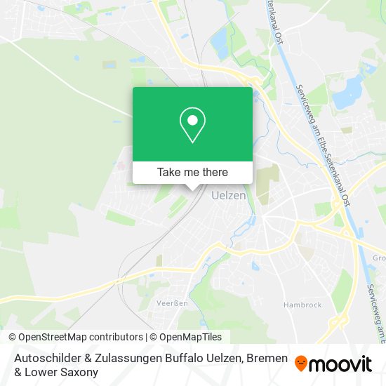 Autoschilder & Zulassungen Buffalo Uelzen map