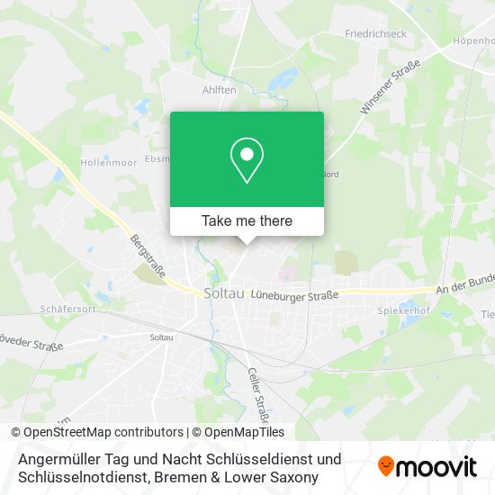 Angermüller Tag und Nacht Schlüsseldienst und Schlüsselnotdienst map