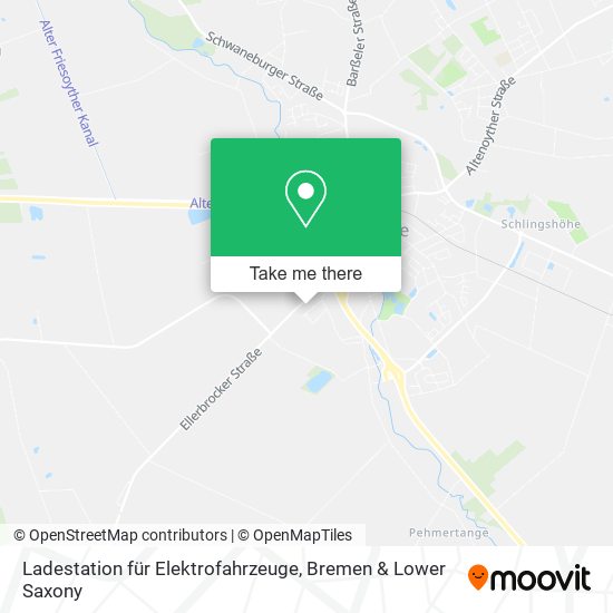 Ladestation für Elektrofahrzeuge map