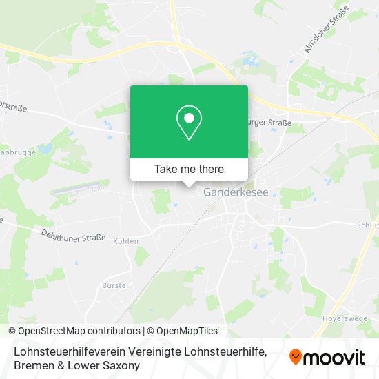 Lohnsteuerhilfeverein Vereinigte Lohnsteuerhilfe map
