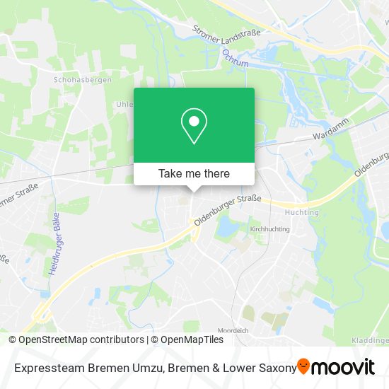 Expressteam Bremen Umzu map