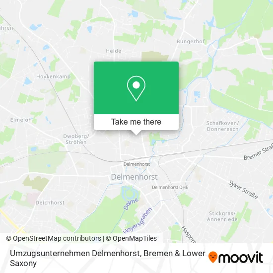 Карта Umzugsunternehmen Delmenhorst