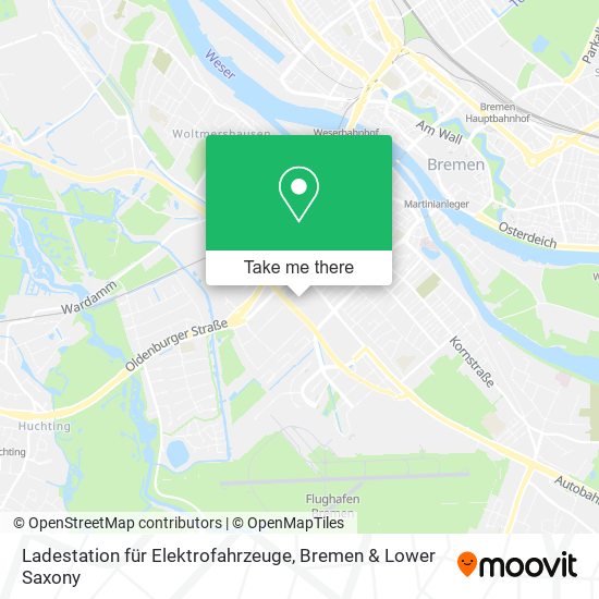 Ladestation für Elektrofahrzeuge map