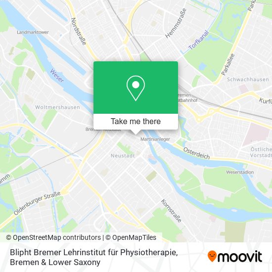 Blipht Bremer Lehrinstitut für Physiotherapie map