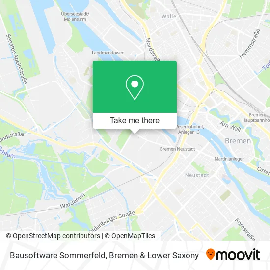 Карта Bausoftware Sommerfeld