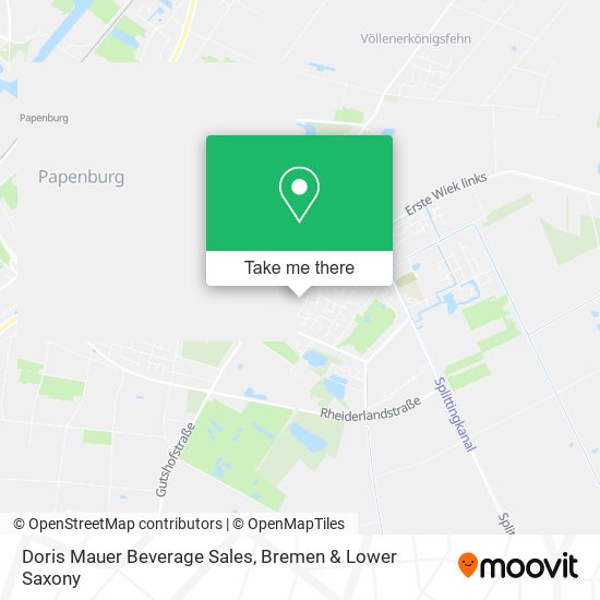 Doris Mauer Beverage Sales map