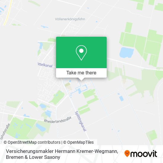 Versicherungsmakler Hermann Kremer-Wegmann map