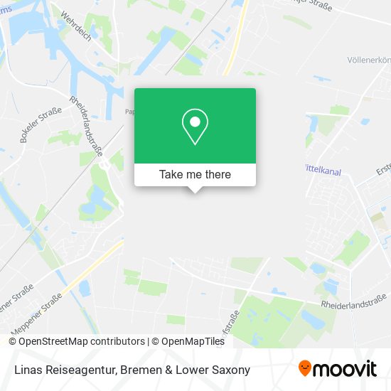 Linas Reiseagentur map