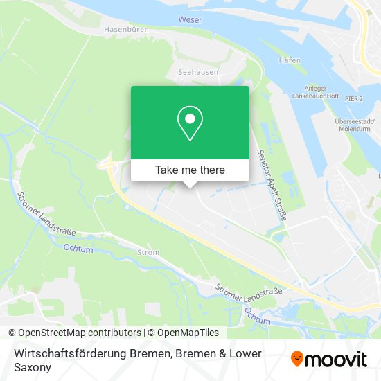 Wirtschaftsförderung Bremen map
